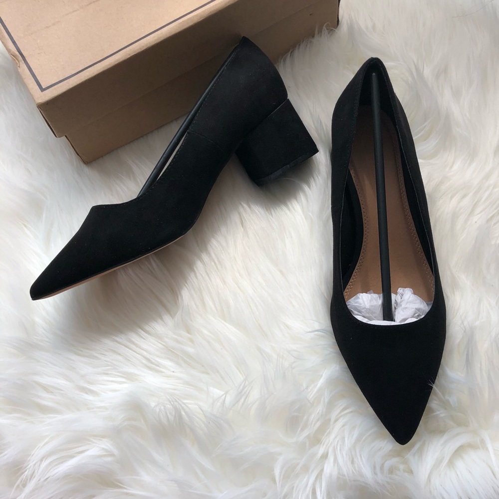ASOS SIMPLY Wide Fit Block Mid Heels